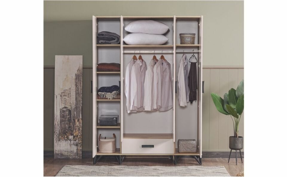 Ekin 4 Kapaklı Dolap