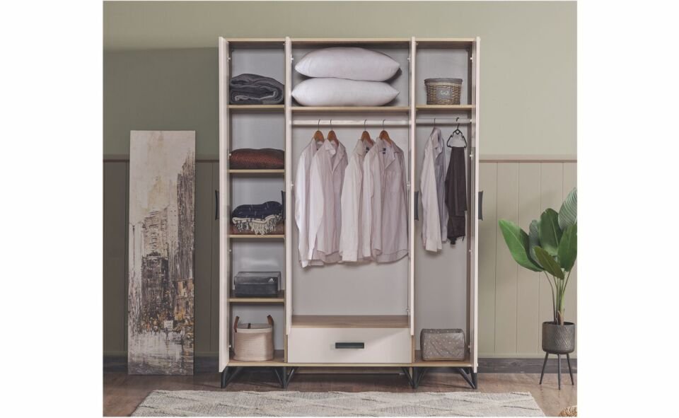 Ekin 4 Kapaklı Dolap