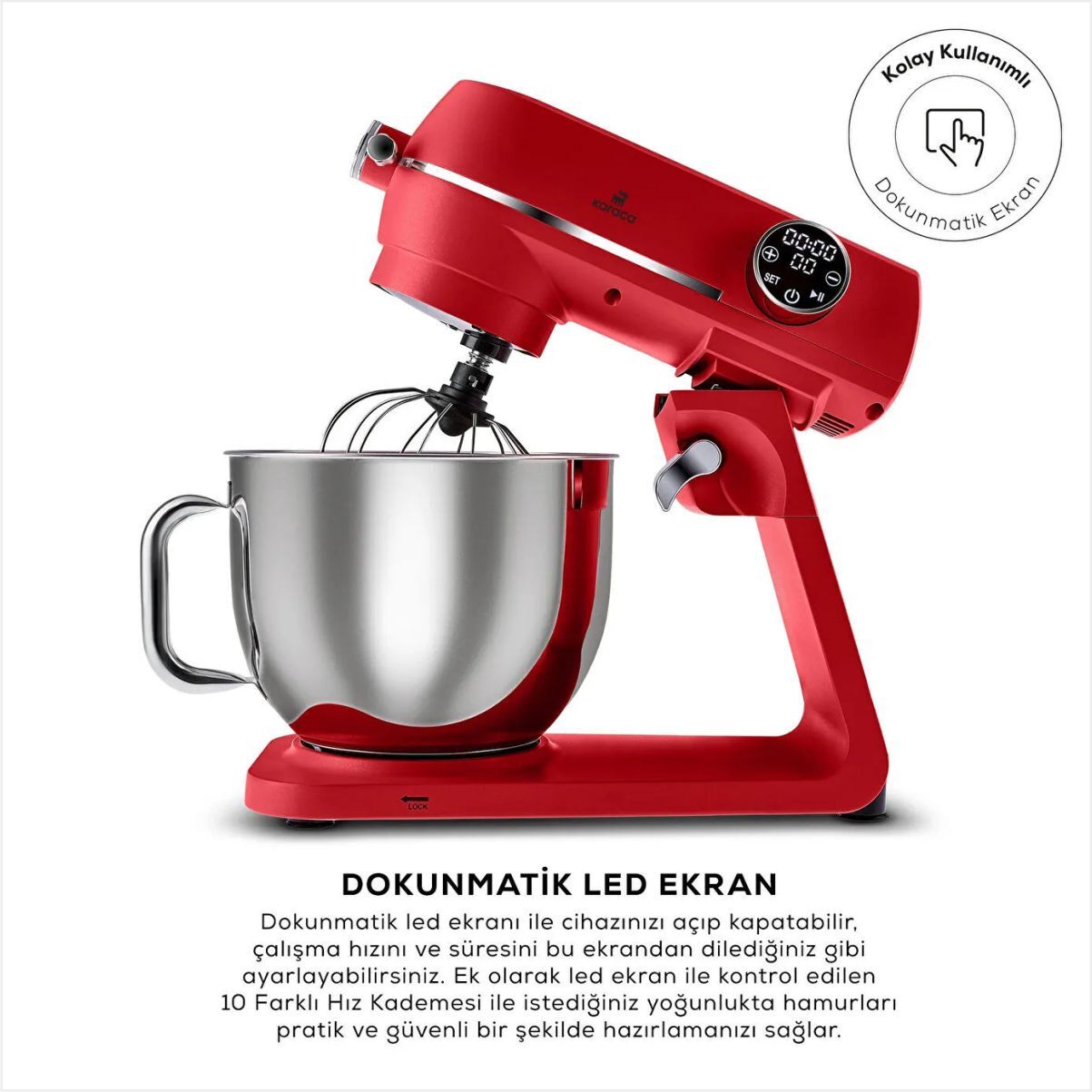 Karaca Multıchef Artısan Dıgıtal Ek Red