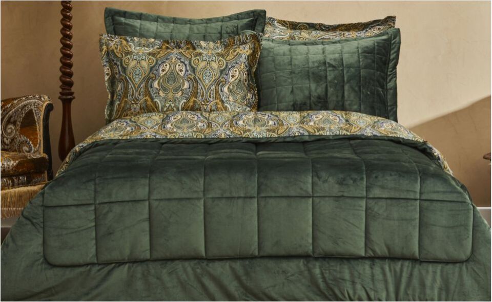 Karaca Home Shrerrie Çift Kişilik Luxury Comfort Set Yeşil