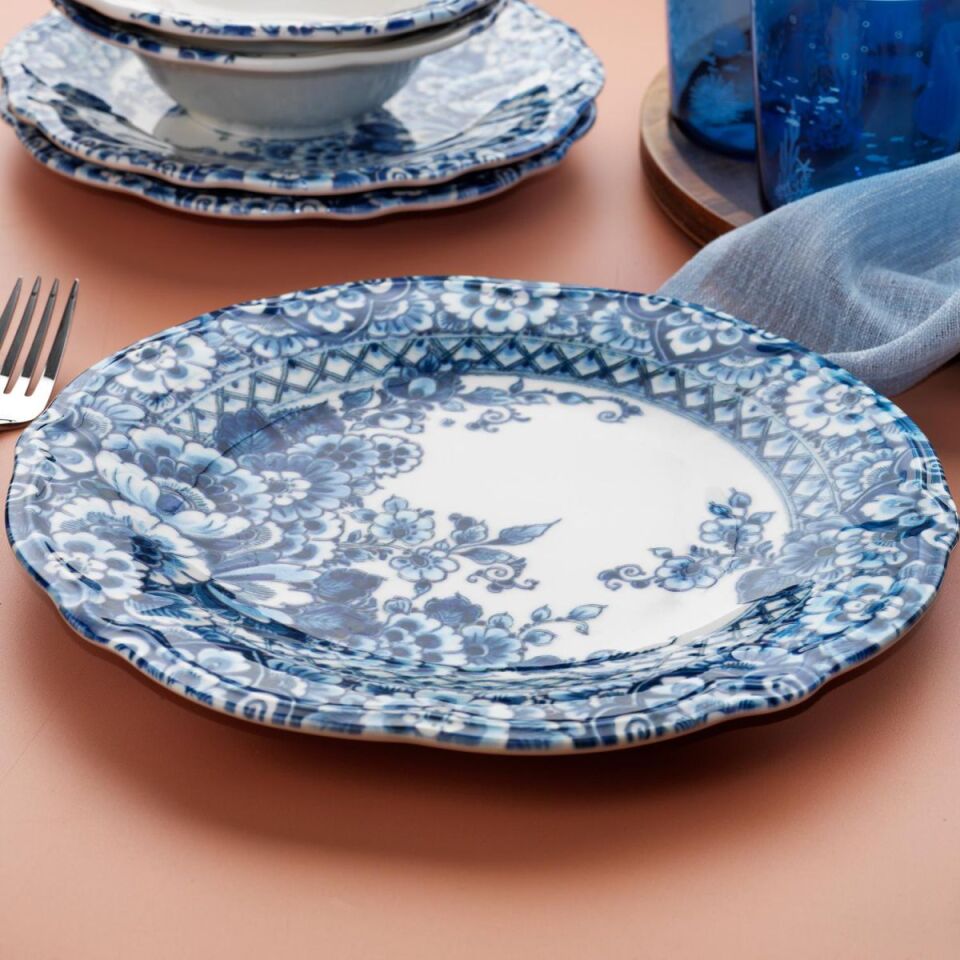 Schafer Carna Yemek Takımı 24 Parça-Mavi