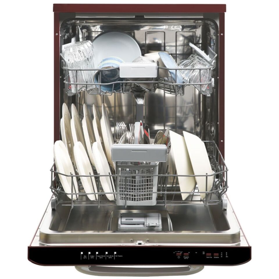 Vestel BM 5001 Retro Kırmızı 5 Programlı Bulaşık Makinesi