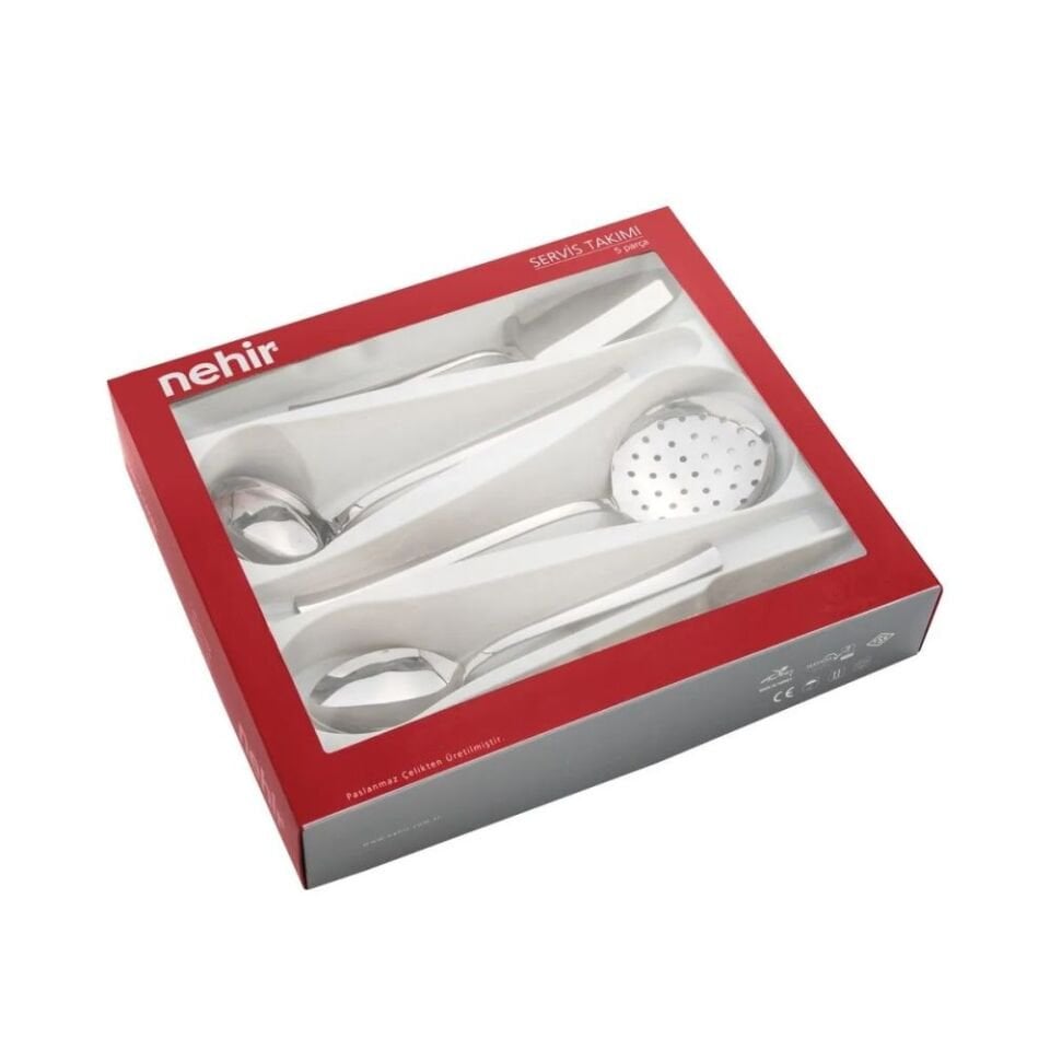 Nehir Fulya Sade 5Parça Servis Takımı