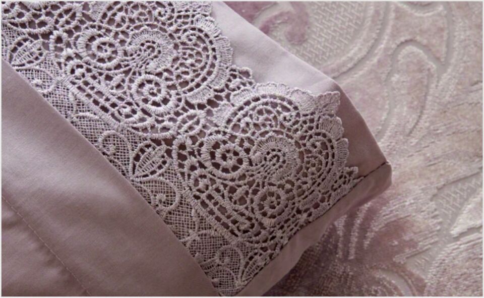 Karaca Home Valeria Queen 8 Parça Çeyiz Seti Gül Kurusu