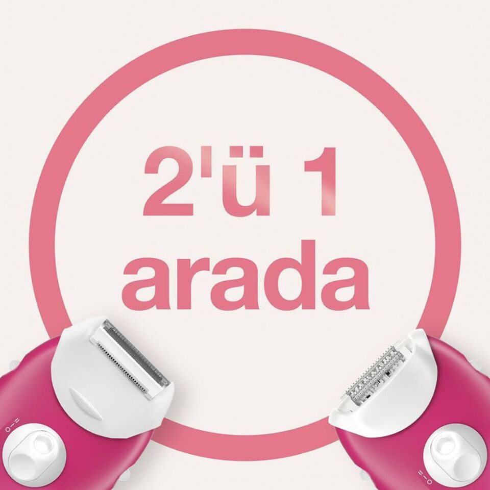 Braun Silk Epil 3 3276 Smartlight, 2'Si 1 Arada Epilatör