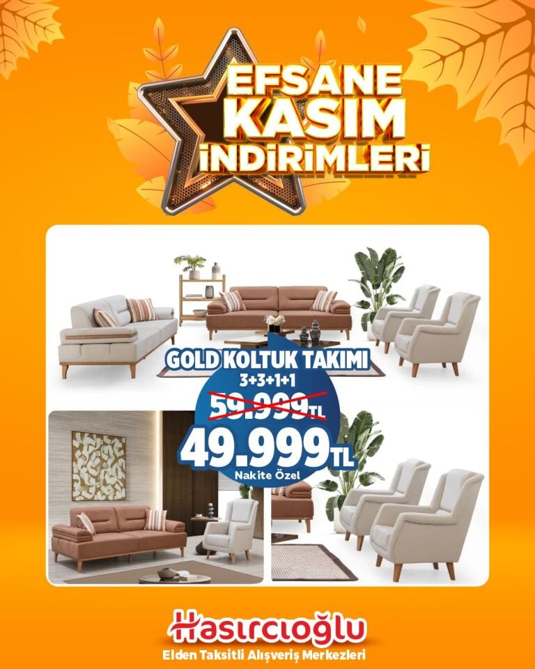 GOLD KOLTUK TAKIMI 3+3+1+1