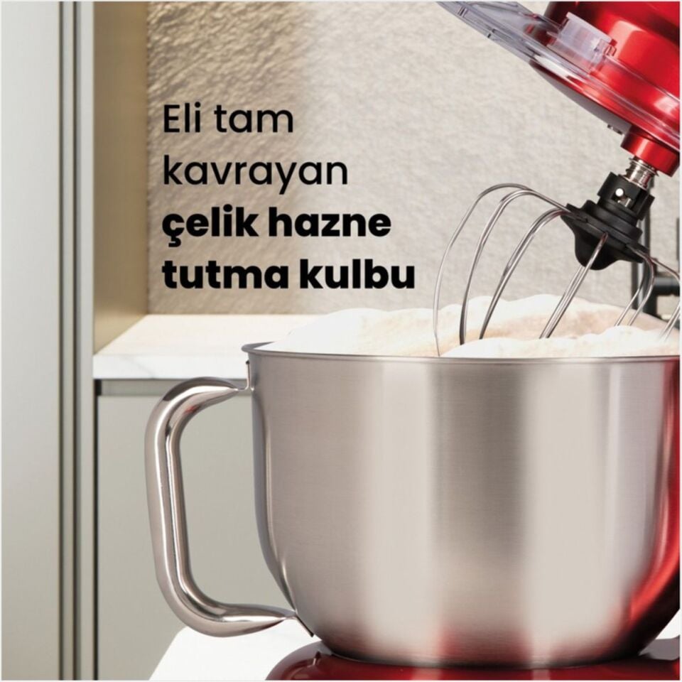 GOLDMASTER ŞEF GM-7260G PROFESYONEL STAND MİXER GOLD