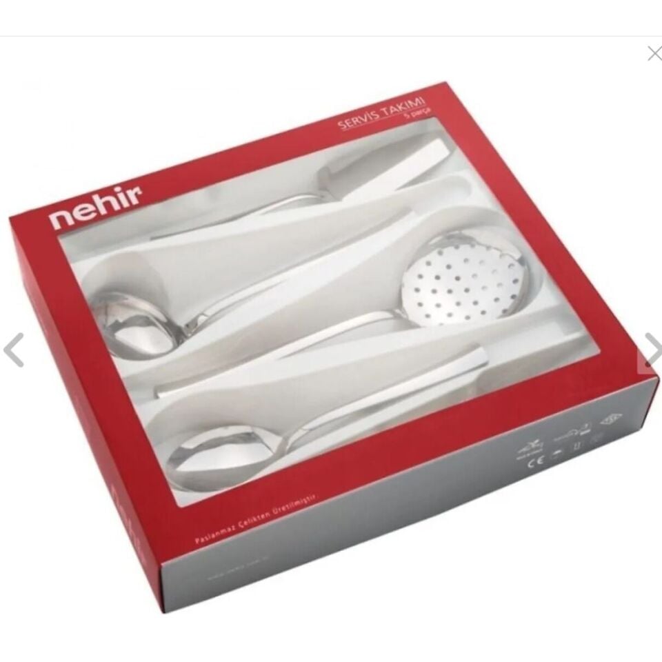 Nehir Sahra Sade 5 P Servis Takımı