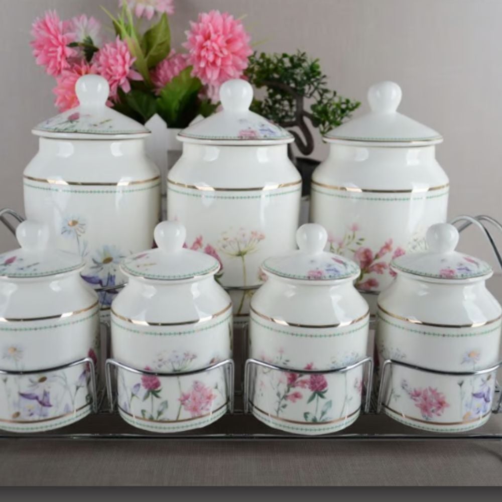 Şener P/Por-101337 Paçi-Aura Pors.7 Parça.Yaldızlı Baharat Takımı