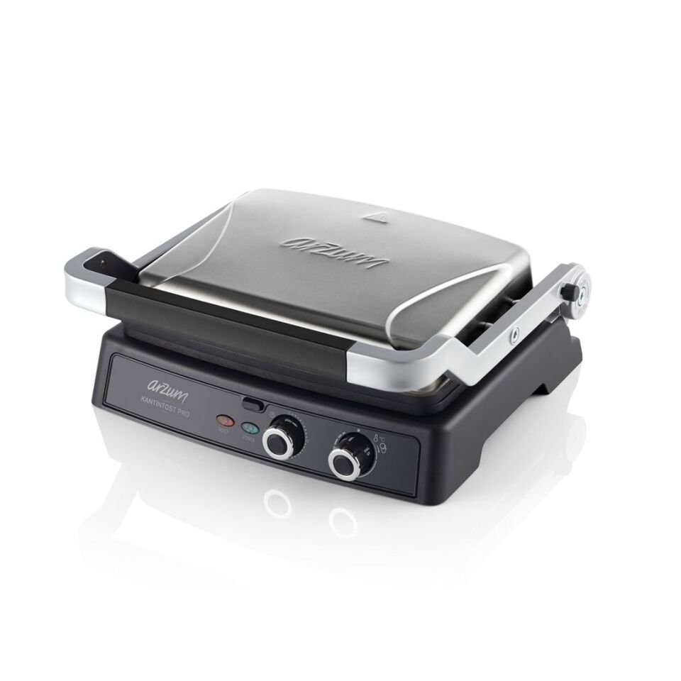 Arzum AR2044-INX Kantintost Pro Izgara ve Tost Makinesi - Inox