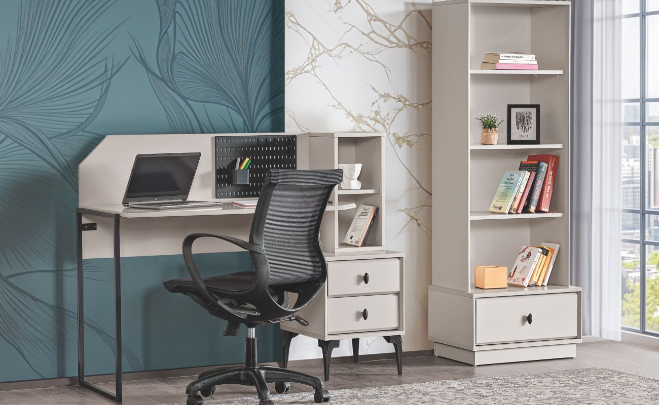 Piyano Etro Grey Çalışma Masası Alt