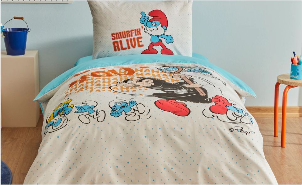 Karaca Home Smurfs Catch Tek Kişilik Nevresim Takımı