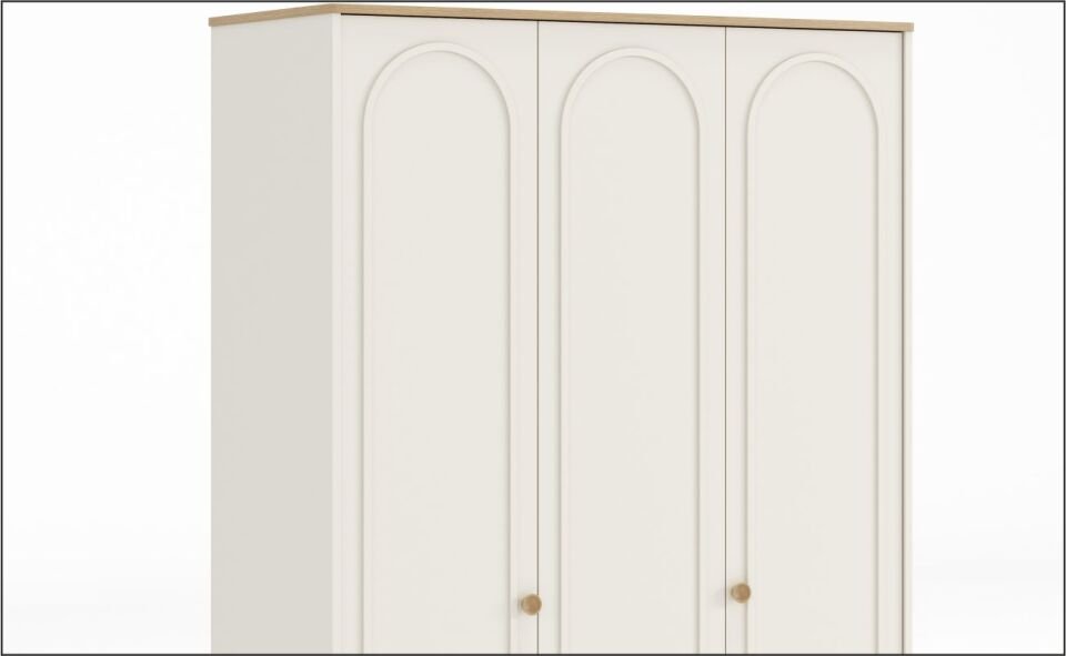 Piyano Bohems 3 Kapılı Gardrop