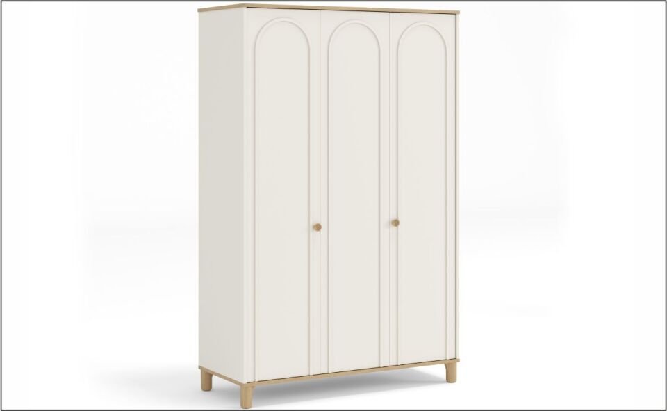 Piyano Bohems 3 Kapılı Gardrop