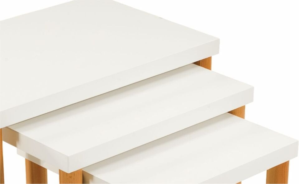 Furax Bohem Zigon Sehpa Krem/Platin