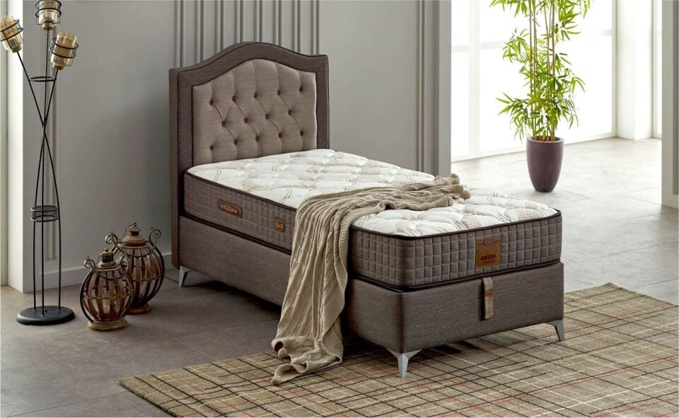 Queen 100X200 Yatak Sıhıne Kahve