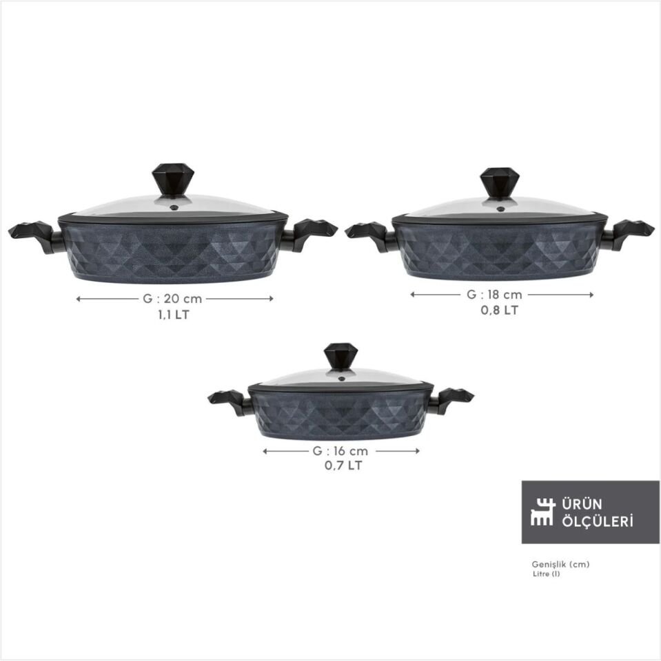 KARACA BIO DIAMOND ANTIBAKTERIYEL KULP 6 PRÇ SAHAN SET INDUK