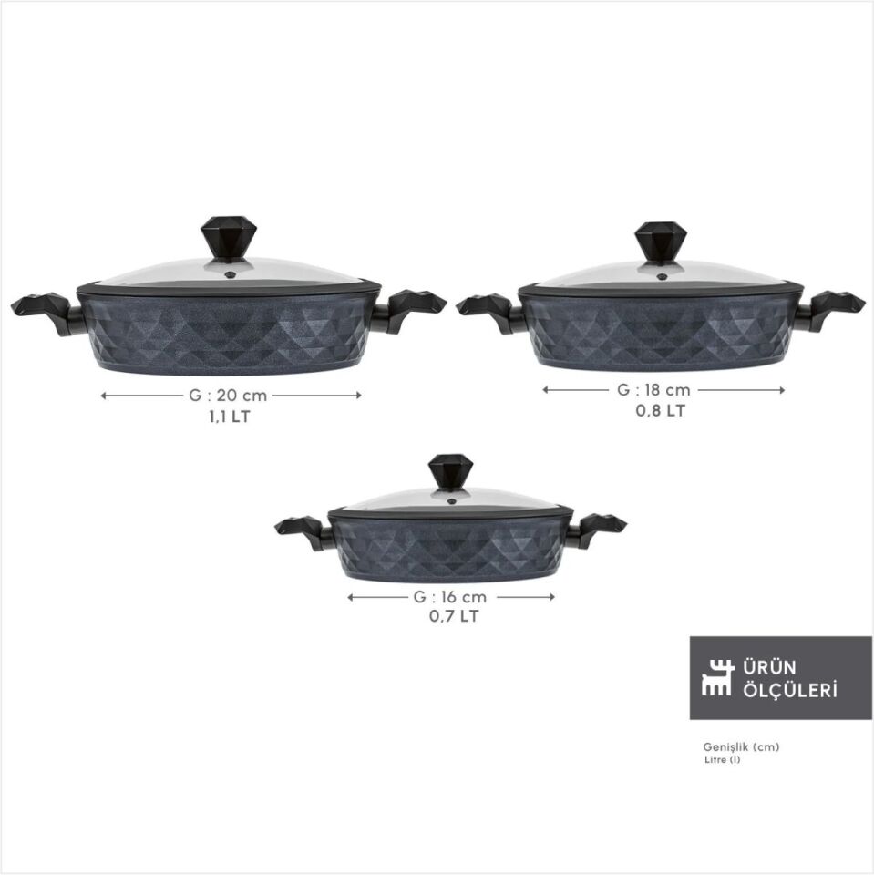 KARACA BIO DIAMOND ANTIBAKTERIYEL KULP 6 PRÇ SAHAN SET INDUK