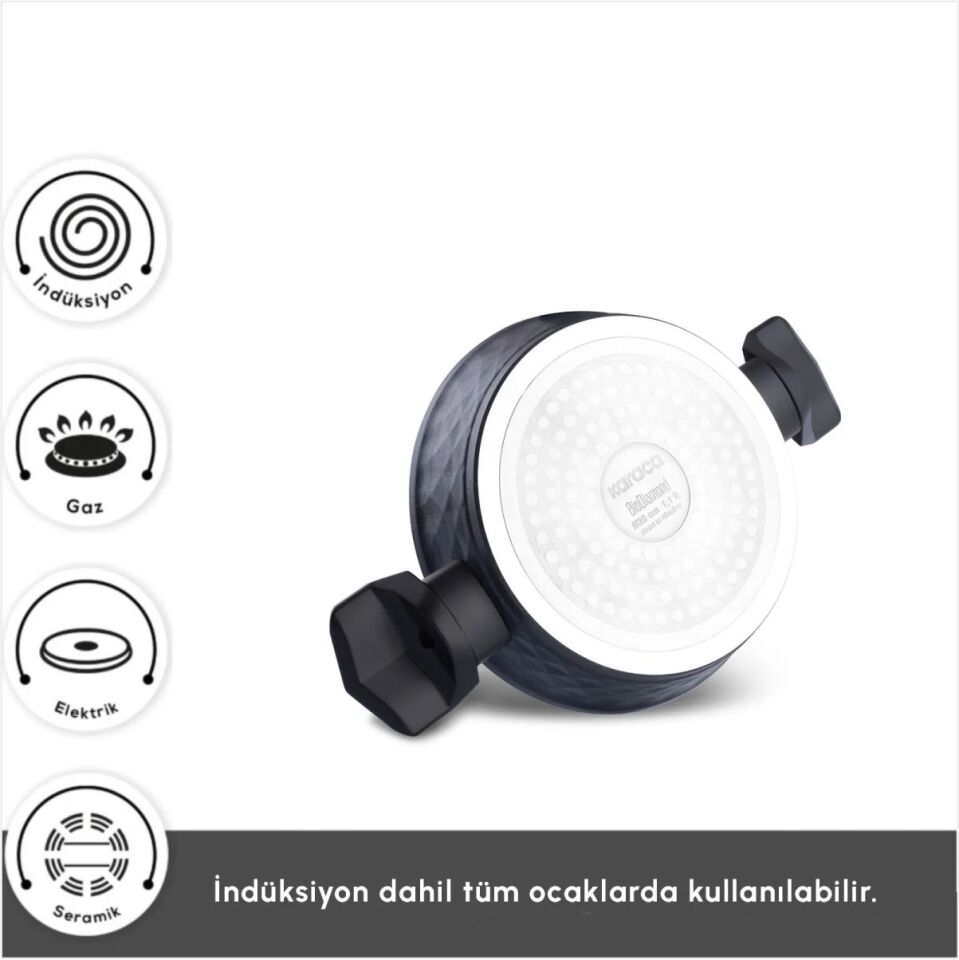 KARACA BIO DIAMOND ANTIBAKTERIYEL KULP 6 PRÇ SAHAN SET INDUK