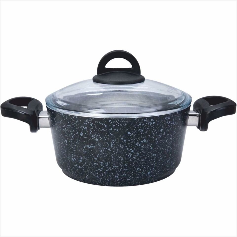 KARACA DARK STONE BIO GRANİT 20 CM TENCERE