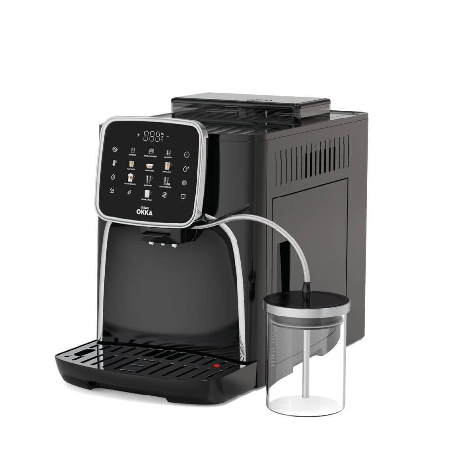 Arzum OK0028-05 Okka Espresso PRO M Tam Otomatik Espresso Makinesi Siyah Krom