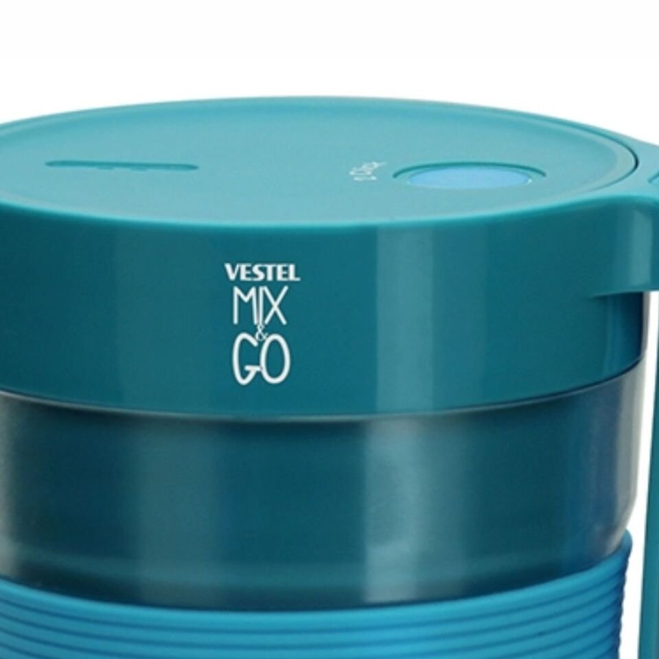 Vestel MIX&GO Şarjli Blender Mavi