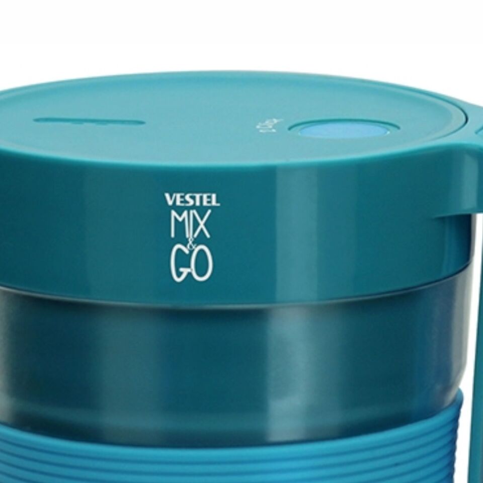 Vestel MIX&GO Şarjli Blender Mavi