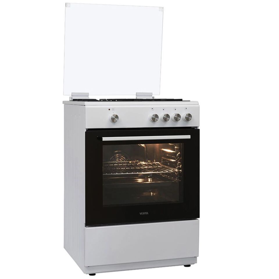 Vestel SF 7400 DG Beyaz Ocaklı Fırın