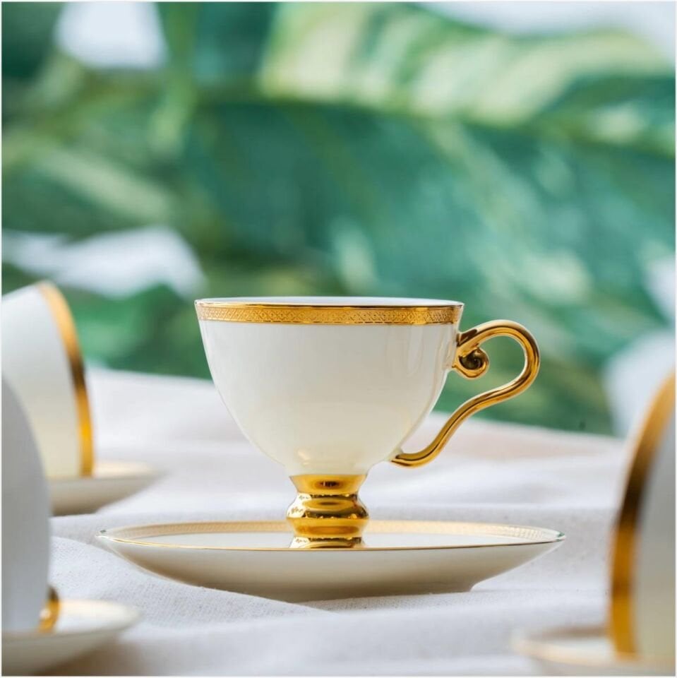 Acar Thelma Gold 6 Lı Kahve Fincanhxf-06550/6