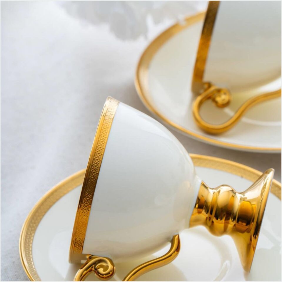 Acar Thelma Gold 6 Lı Kahve Fincanhxf-06550/6