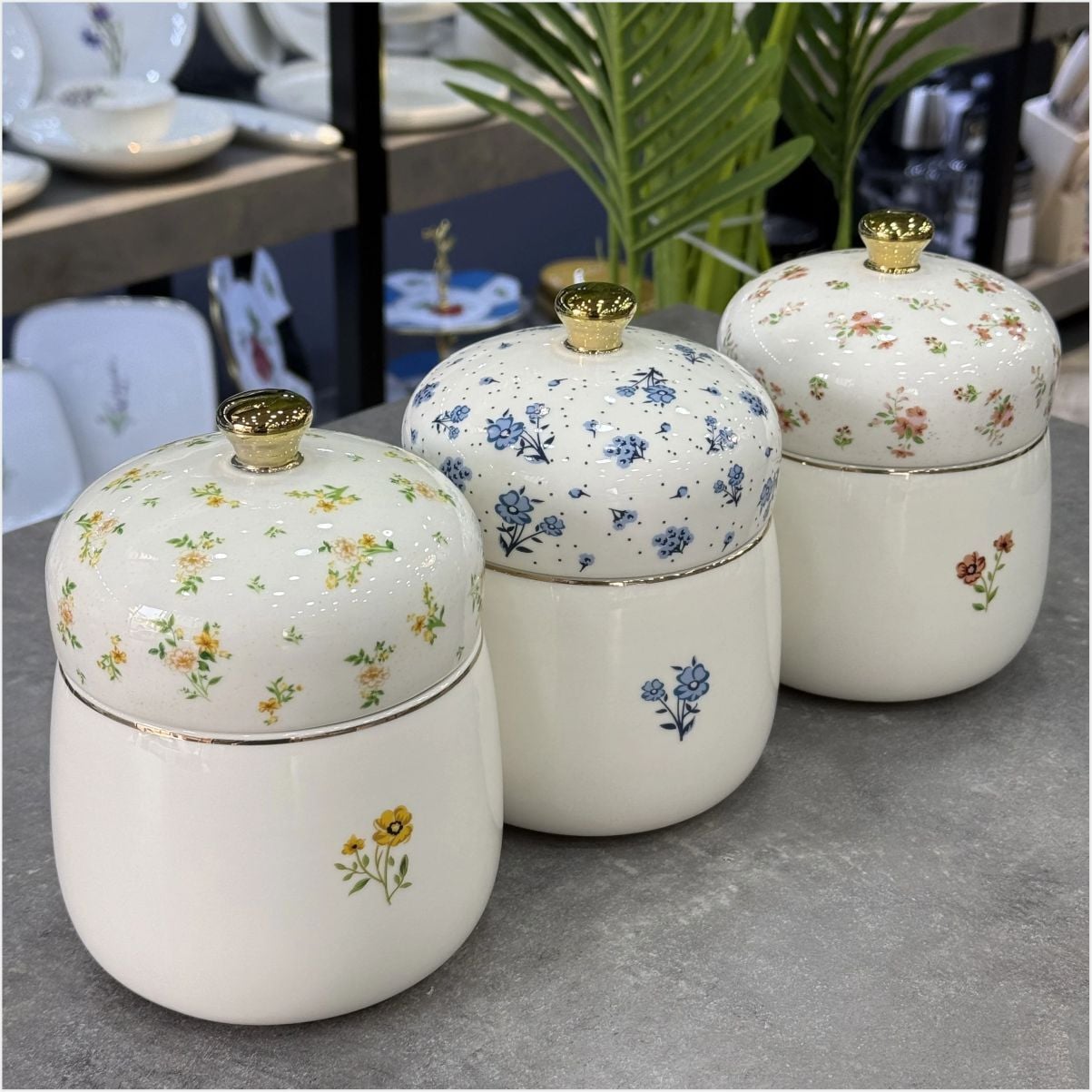 Acar Tıana Porselen 3 Lü Baharat Takımı.Kaı-08173/8