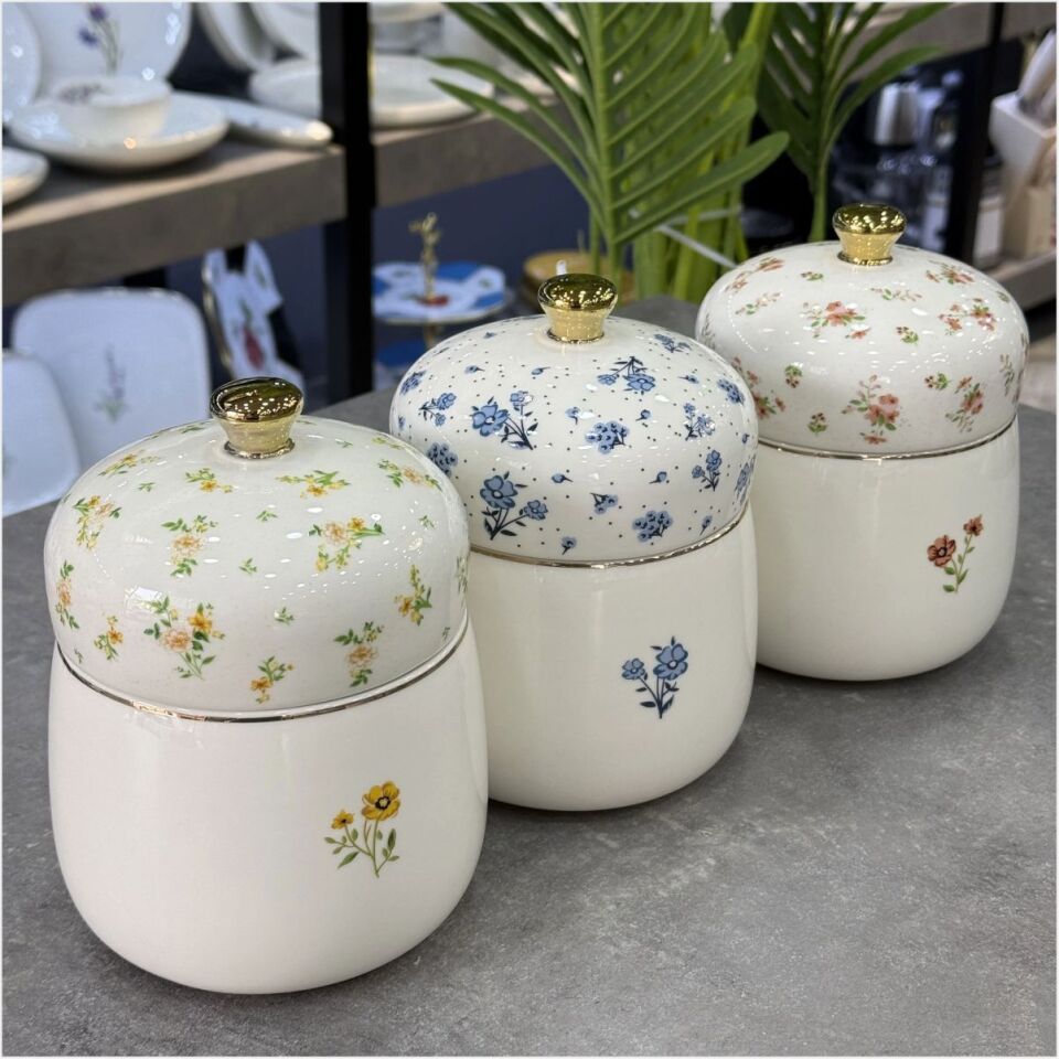 Acar Tıana Porselen 3 Lü Baharat Takımı.Kaı-08173/8