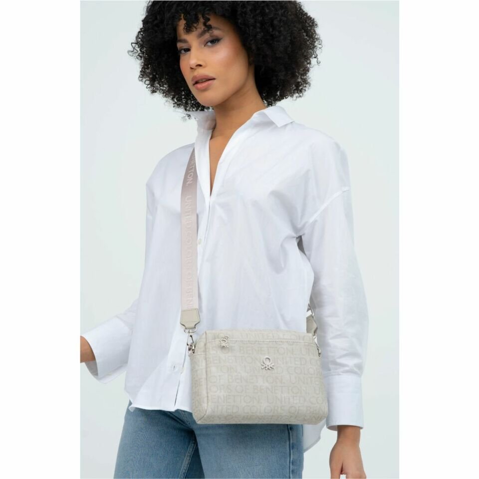 Benetton St  Bnt-1288 Unıted Colors Of  Çanta Bej