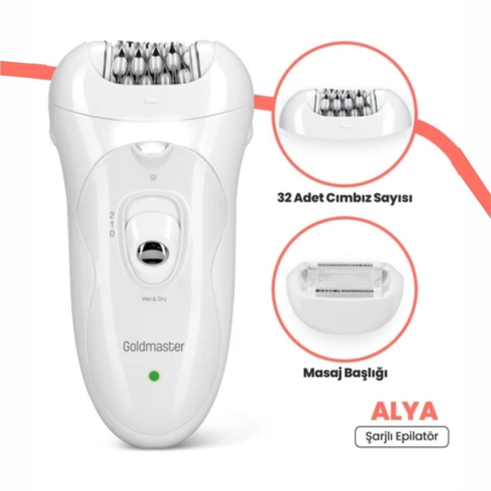 Goldmaster Alya Gm-8136 Şarjlı Epilasyon Cihazı