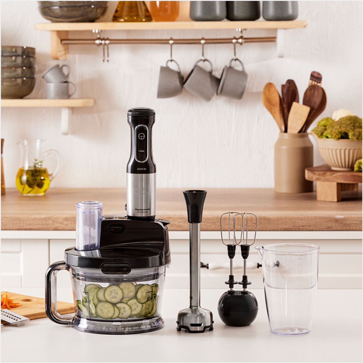 Karaca Mm Prosteel 2000 Mutfak Robotu  Black İnox