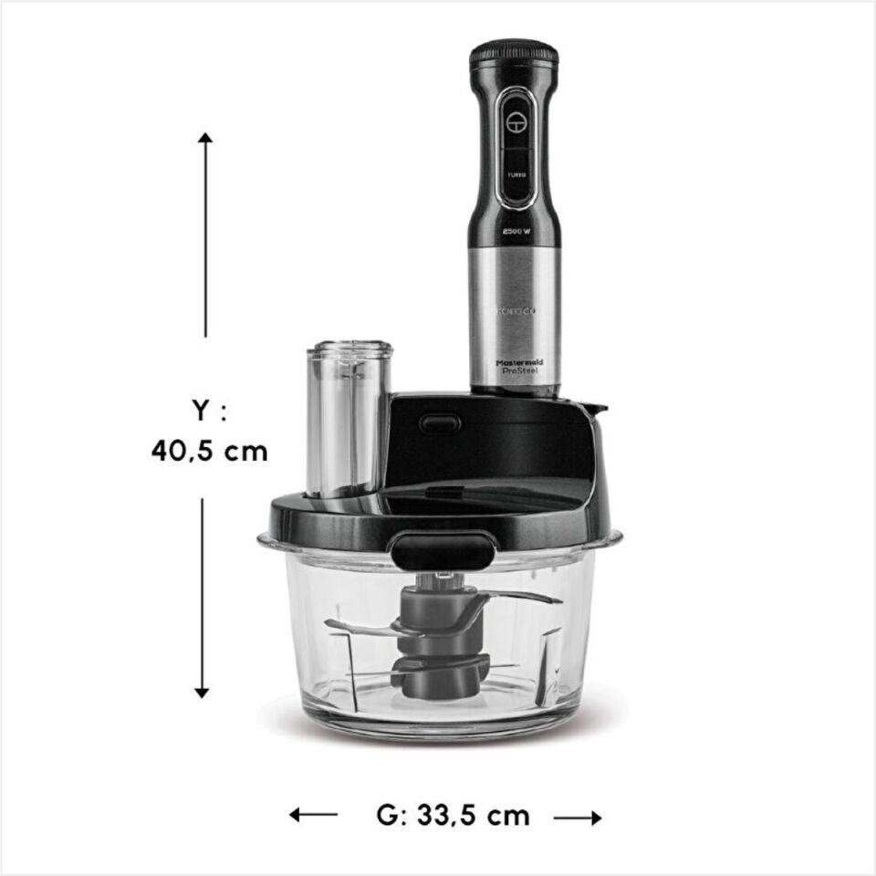Karaca Mm Prosteel 2000 Mutfak Robotu  Black İnox