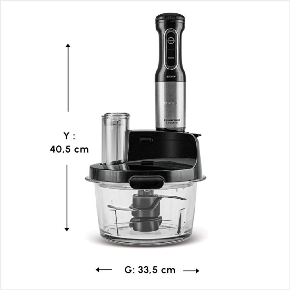Karaca Mm Prosteel 2000 Mutfak Robotu  Black İnox