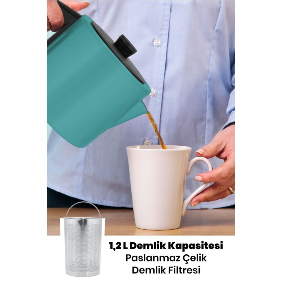 Goldmaster Teachef In-6302Y Çay Makinesi Yeşil