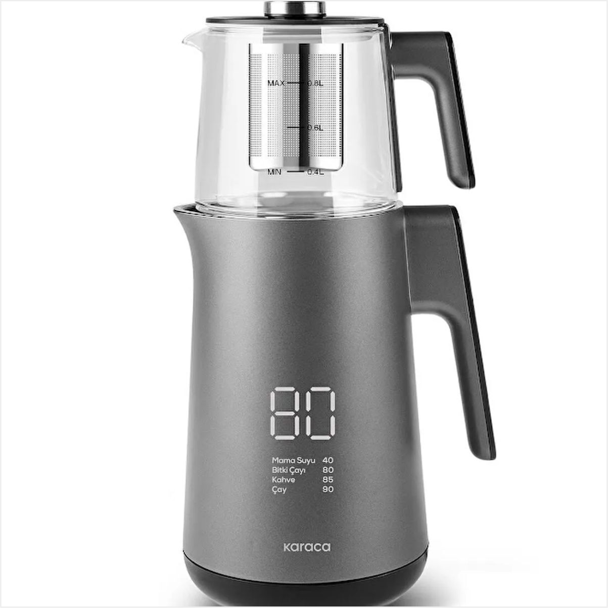 Karaca Cool Touch 1502 Double Wall Grey