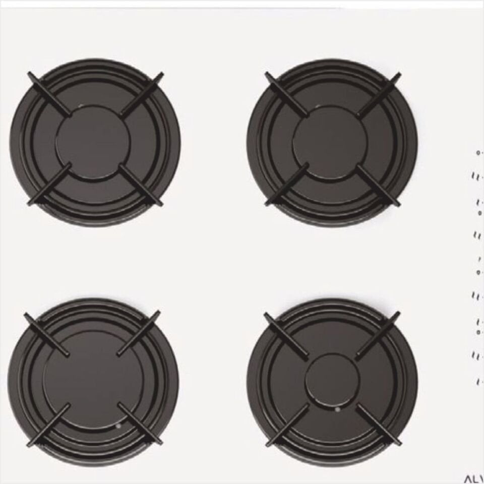 Alveus GLS 640 Beyaz Ankastre Ocak