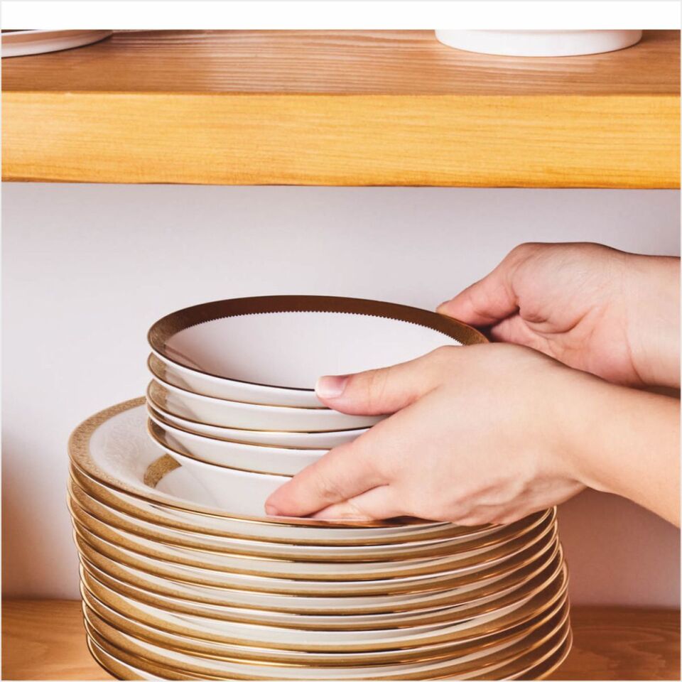 KARACA ELENA 6 KİŞİLİK 90ML KAHV, BEYAZ