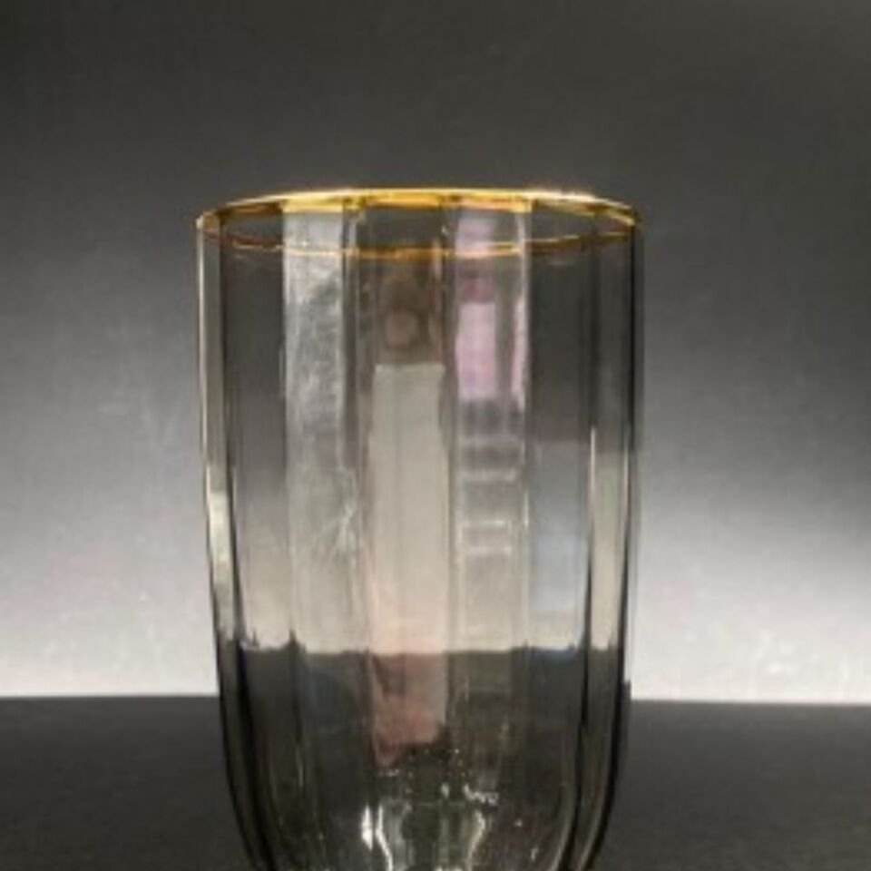 Usta Züccaciye Takımıy350-003 Füme Luster Kısa Bardak