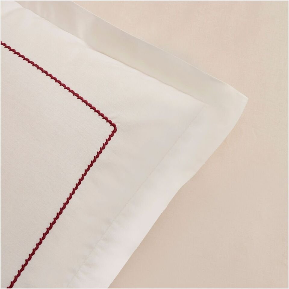 Karaca Home Beluna Nevresim Takımı Çift Kişilik Beyaz