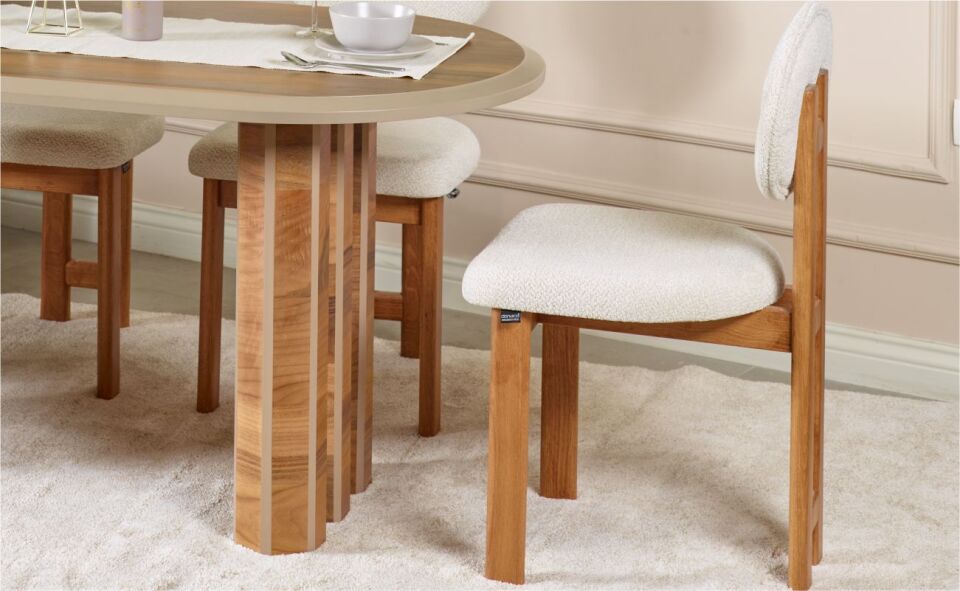 ALVİNO FLAM SANDALYE KREM