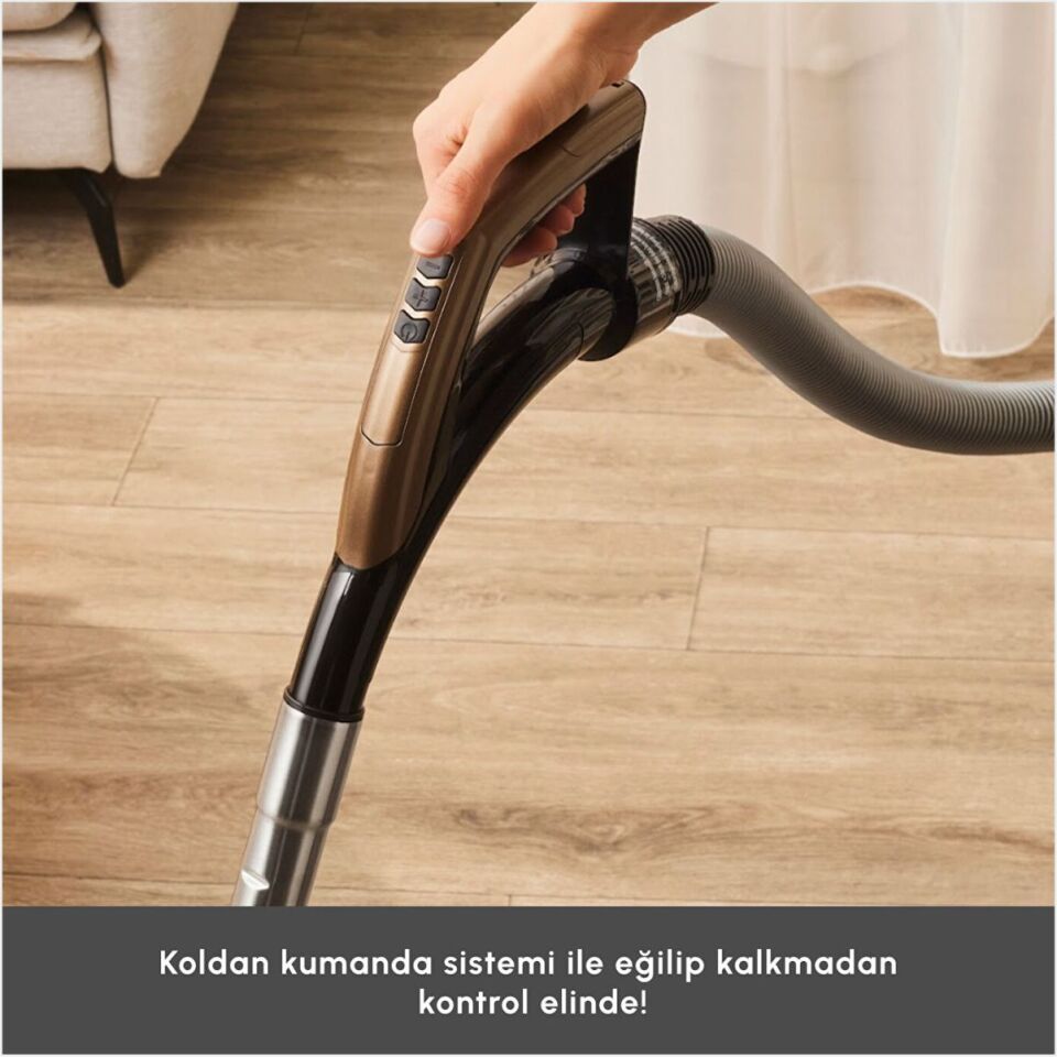Karaca Vantuz Mpro Elektrikli Süpürge Walnut Brown