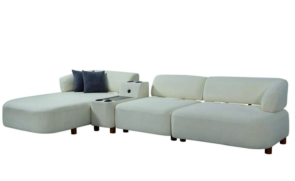 Oscar Köşe Takımı Beyaz Coco 02