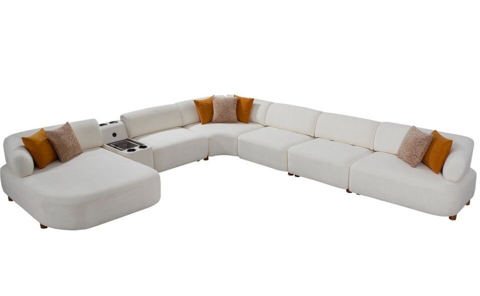 Oscar Köşe Takımı Beyaz Coco 02