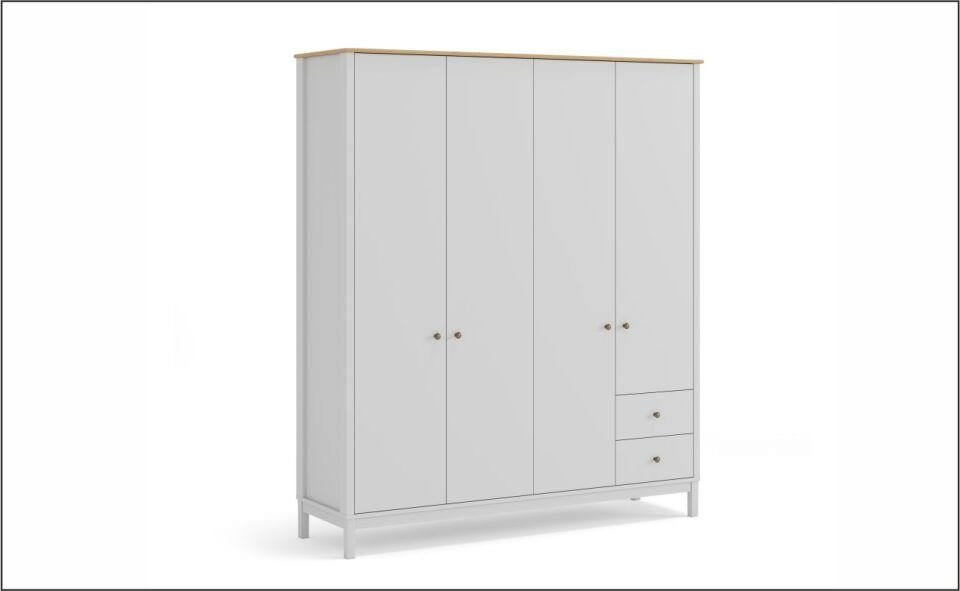 Etro Grey 3 Kapılı Gardrop