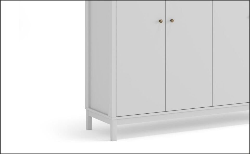 Etro Grey 3 Kapılı Gardrop