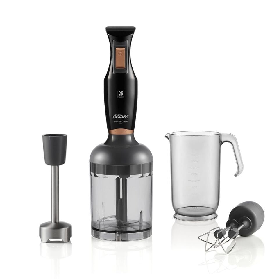 Arzum AR1108-S Smarty Neo El Blender Seti - Siyah